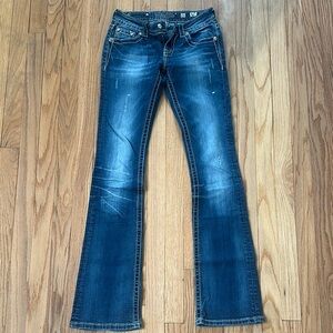 Miss Me Blue Boot Cut Jeans with Classic Flare